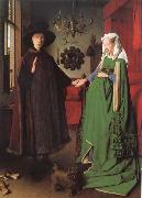 Jan Van Eyck Betrothal of the Arnolfinis oil painting on canvas